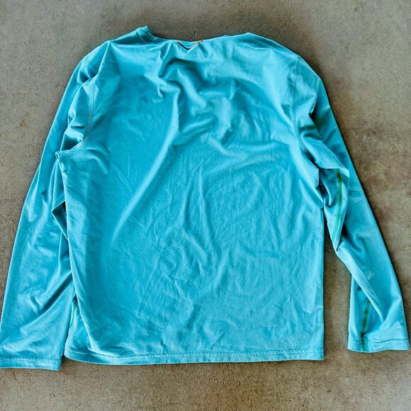 Mens 2024 Cotopaxi Fino Long-Sleeve Tech Tee Large Sea Spray Turquoise - Picture 4 of 5